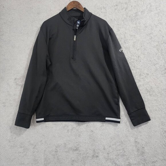 Callaway Weather Series Mens 1/4 Zip Pullover Black XL    JCT - Picture 1 of 9